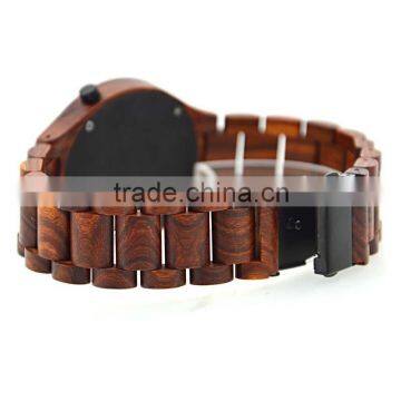 Raw Material Natural Wood Made Handcraft Wooden Watch With Best Design