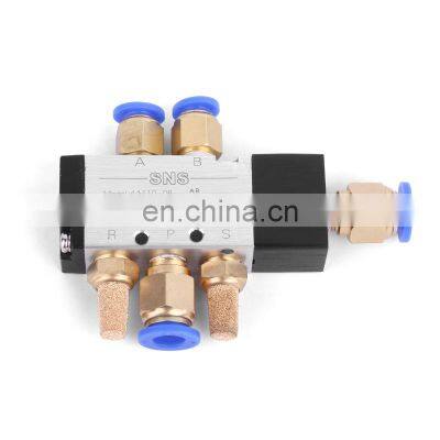 SNS 4A High Quantity Series Brass Fitting Waterproof Pneumatic Solenoid Valve photo-5