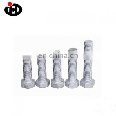 JingHong Hardware Fasteners Grade 4.8 Hex Bolt Hot Dip Galvanizing Hex Bolts