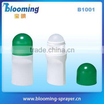 Factory supplier empty plastic deodrant roll on bottle