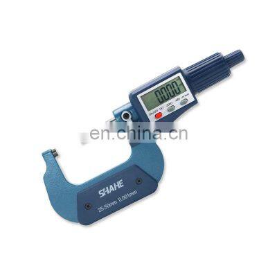 25-50mm 0.001mm high quality electronic micrometer outside micrometer digital micrometer with big screen