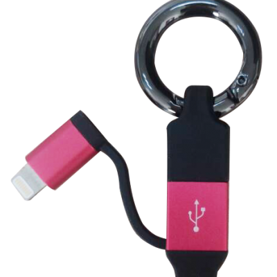 Smallest Fast Charging Cable 3 in 1 Usb Cable Charger Keychain for IPhone photo-5