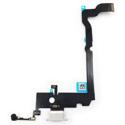 For IPhone Xs Max USB Charger Sub Board Connector Port Dock Charging Flex Cable Bottom Mic Replacement photo-5