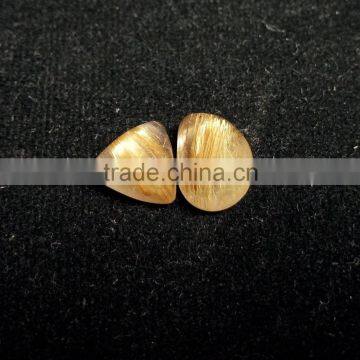 AAA+ Quality Natural Rutile Quartz Cabochon Gemstone