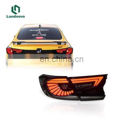 Landnovo Car modified Led Tail Light Rear Lamp Taillight For Honda Accord 10th generation