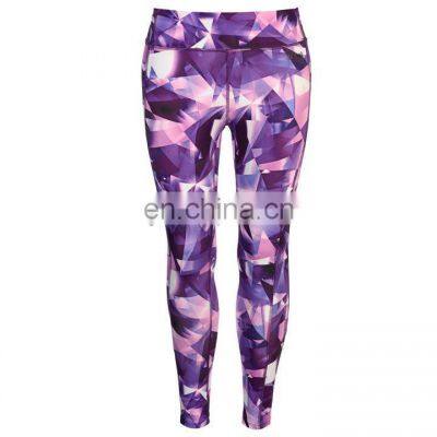 High Quality Sublimated Running Tights Workout Gym Leggings For Women