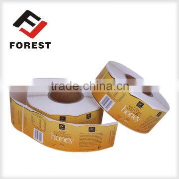 Printing Custom Adhesive Waterproof Labels,Honey Bottle Labels,custom make glitter stickers