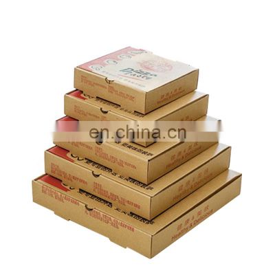 Cardboard Food Grade Custom Printed LOGO Corrugated Paper Packaging Box Supplier Eco friendly Food caixa de pizza Box Wholesale