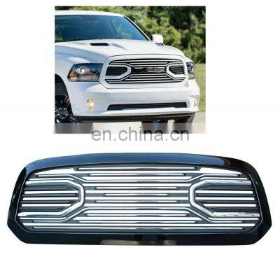 2014 2018 Car Accessories Truck Parts Custom Big Horn Replacement Shell Black Front Bumper Grill Fit for Dodge Ram 1500