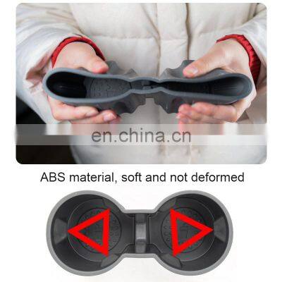 2022 New Design Automotive Parts Car Accessories Interior Center Console Grey Upgraded Cup Holder Card Slot For Tesla Model 3/Y photo-4