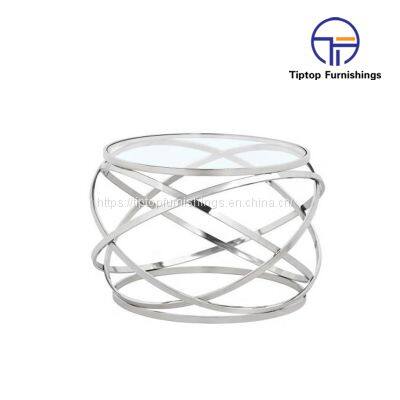 Luxury Modern Black Sintered Stone Coffee Table Stainless Steel Bedside Living Room Table for Coffee photo-3