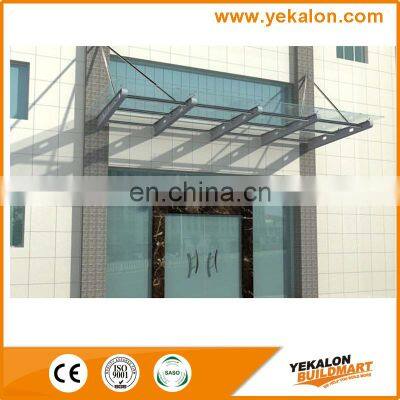Best Choice Exceptional Quality Large Outdoor Decorative and Practical Tempered Glass Entrance Awning Canopy System photo-2