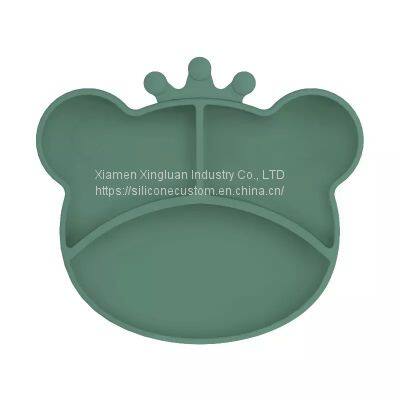 Wholesale Frog Shape Silicone Baby Feeding Set photo-2