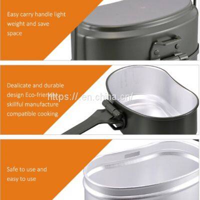 China Supplier Aluminum Canteen German Mess Tin Aluminum Lunch Box for Sale photo-4
