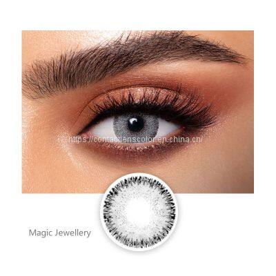 2023 New Arrival Wholesale High Quality Yearly Soft Comfortable Colored  Natural Contact Lenses For Eye photo-3