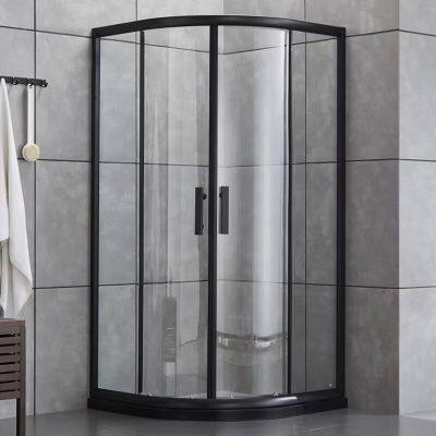 Door Wet and Dry Separation Shower Cabinet Wholesale Shower Room Aluminum Tempered Glass Modern Hotel Partition Square 6mm 8mm