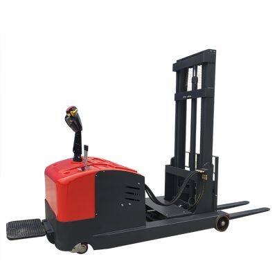 CE APPROVED 1-2 TON FULL ELECTRIC REACH PALLET STACKER photo-4