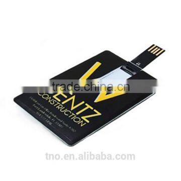 Promotional super thin credit card usb flash drive pen drive wholesale