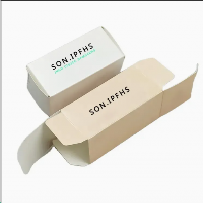Printed paper gift box Cosmetics Coffee can be customized size carton