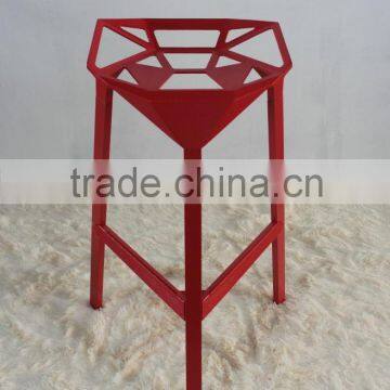 Replica Italian Graceful Design Aluminum Stacking Konstantin Grcic Stool One,bar Stool One, Red Color Stool One photo-4
