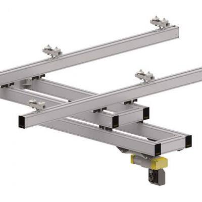 Custom Aluminum Light Ceiling Mounted Suspension Bridge Crane photo-3