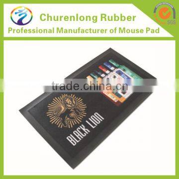 New Arrival! Custom Large Nitrile Rubber Bar Rail Spill Mat, Bar Runner