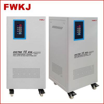 Industrial Grade 15kVA 3-Phase Automatic Voltage Regulator With Servo Motor Control photo-5