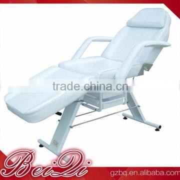 Beiqi Adjustable Tattoo Massage Bed Facial Beauty Barber Chair White Cream Manicure Chair