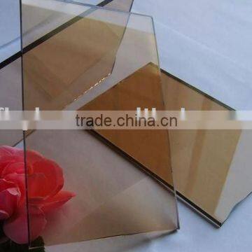 5mm bronze tinted float sheet glass in good quality