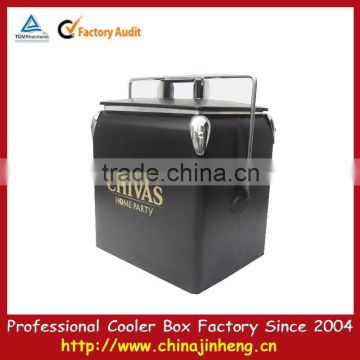 Cooler with handles for beverage