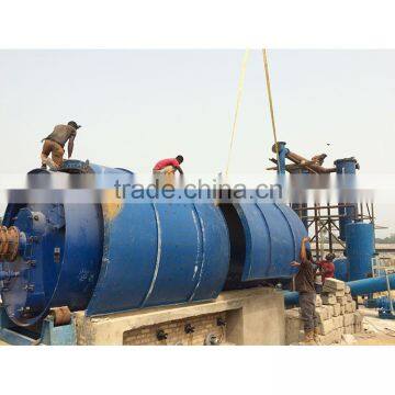 Q345R Bioler Steel Waste Tyre Pyrolysis Carbon Black in Rubber Raw Material Machinery photo-5