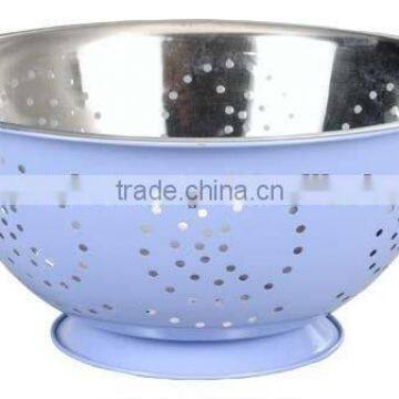 Stainless Steel colored colander