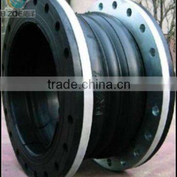 Single ball rubber expansion joint