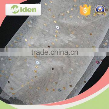 Design Customized Fashion Design Baju Kurung Mesh Fabric With Sequins Supplier's Choice