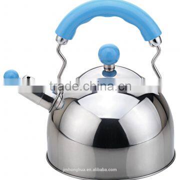 Stainless steel whistling tea kettle