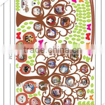Circle Shape Photo Trees Wall Sticker for Wall Units,60*90cm photo-3
