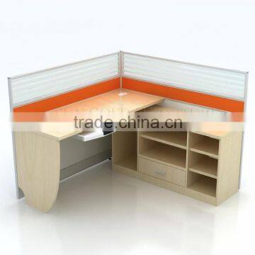 Modern L shaped office furniture workstation partition (SZ-WSB386)