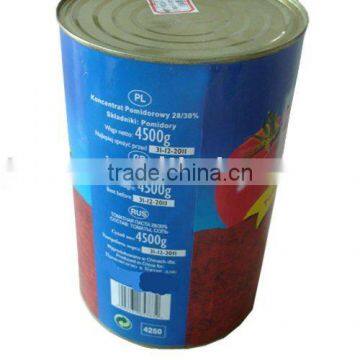 Canned Tomato Paste