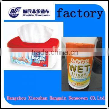 China Wholesale Hot Sale Japanese Wet Wipe for Baby Cleaning in Hangmin Nonwoven
