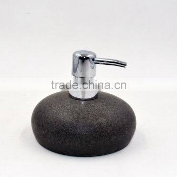 Black Polyreisn Sandstone Bathroom Accessories Set for Hotel and Home photo-2