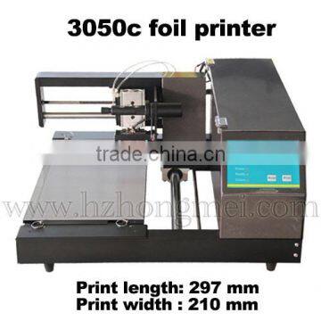 high quality hot stamping machine Digital ADL-3050C foil printer for paper, PVC card, leather