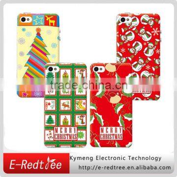 Christmas tree and present pattern for cell phone back cover for iphone 6