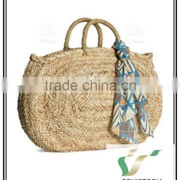 Natural Straw Woven Beach Bags