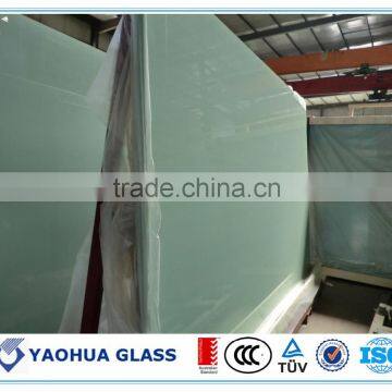 China alibaba interior door glass bathroom door glass 6mm+0.38PVB+6mm double glazing laminated glass