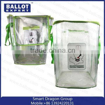 2015 suggestion box pvc voted box packaging/ Folding voting Box