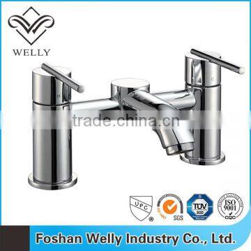 Foshan Hot Selling Double Handle Bathroom Bathtub Filler Tap