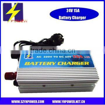 24V charger battery 10A/15A available