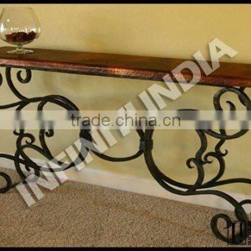 Wrought Iron Console Table