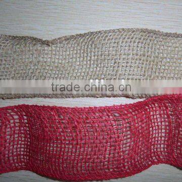 jute braided belt burlap ribbon