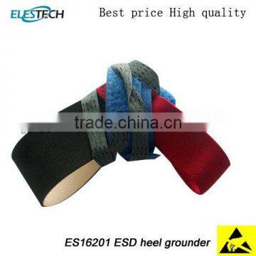 Heel & toe grounder esd wrist strap